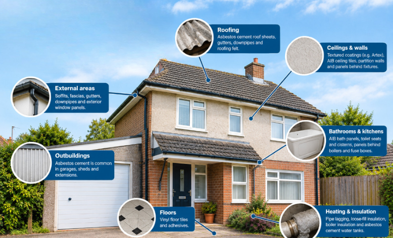 Where Can Asbestos Be Found in Your Home?
